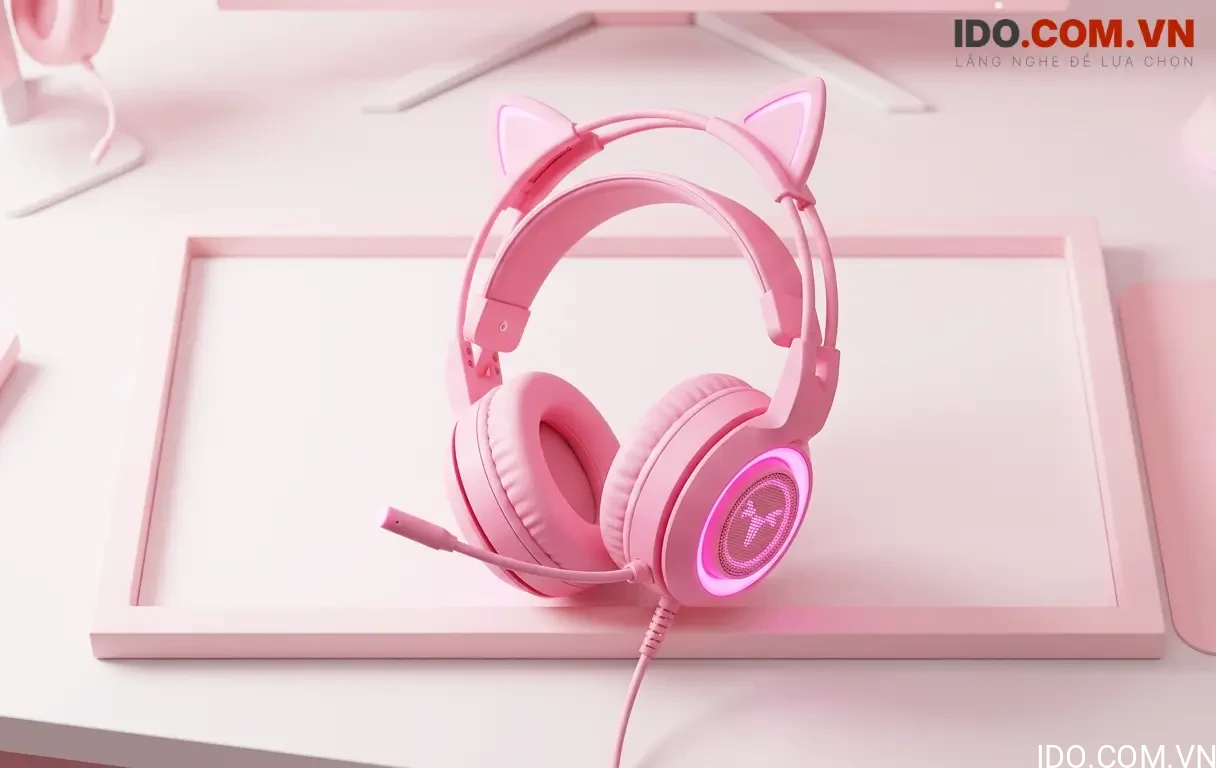 Tai nghe Somic G951 Pink